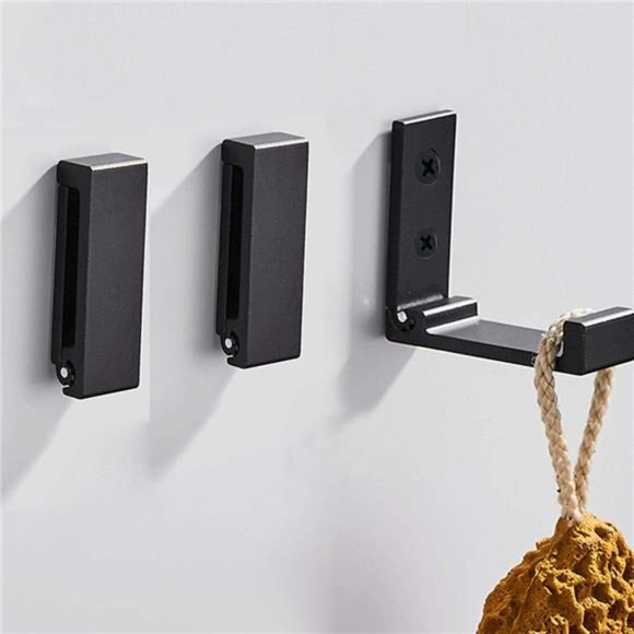 Folding Coat Hooks,5Pcs WallHooks for Hanging Coat TowelHooks Hardware HeavyDuty - Picture 4 of 8